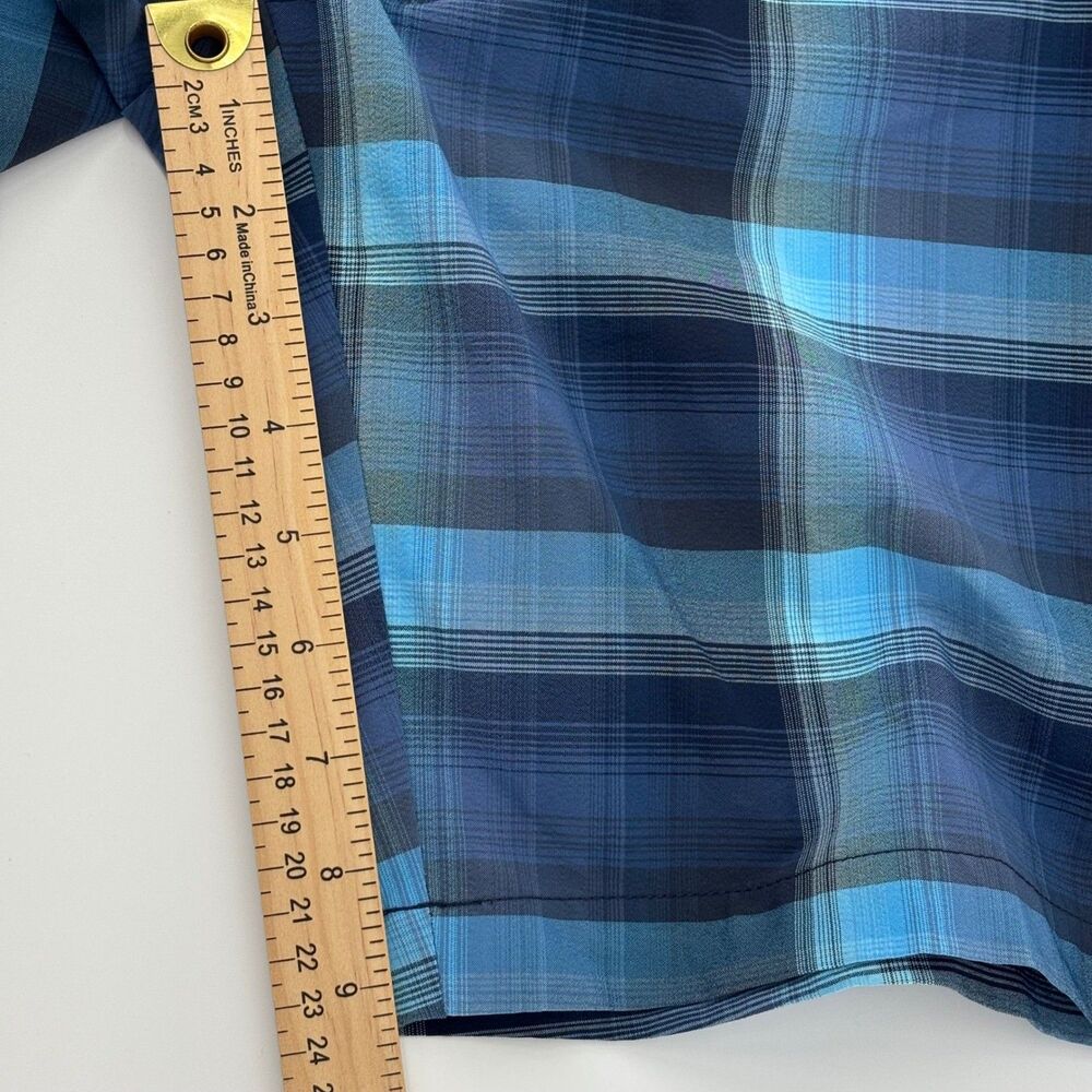 Tommy Bahama IslandZone Performance Hybrid Shorts Blue Plaid Men 36 Stretch Golf - Picture 7 of 9